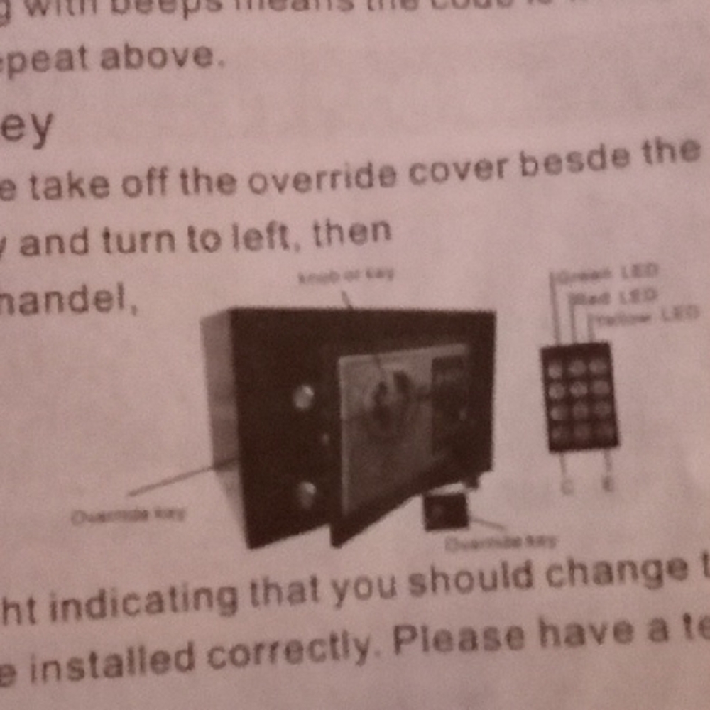 Tan Electronic Safe with Keypad - Picture 6 of 6